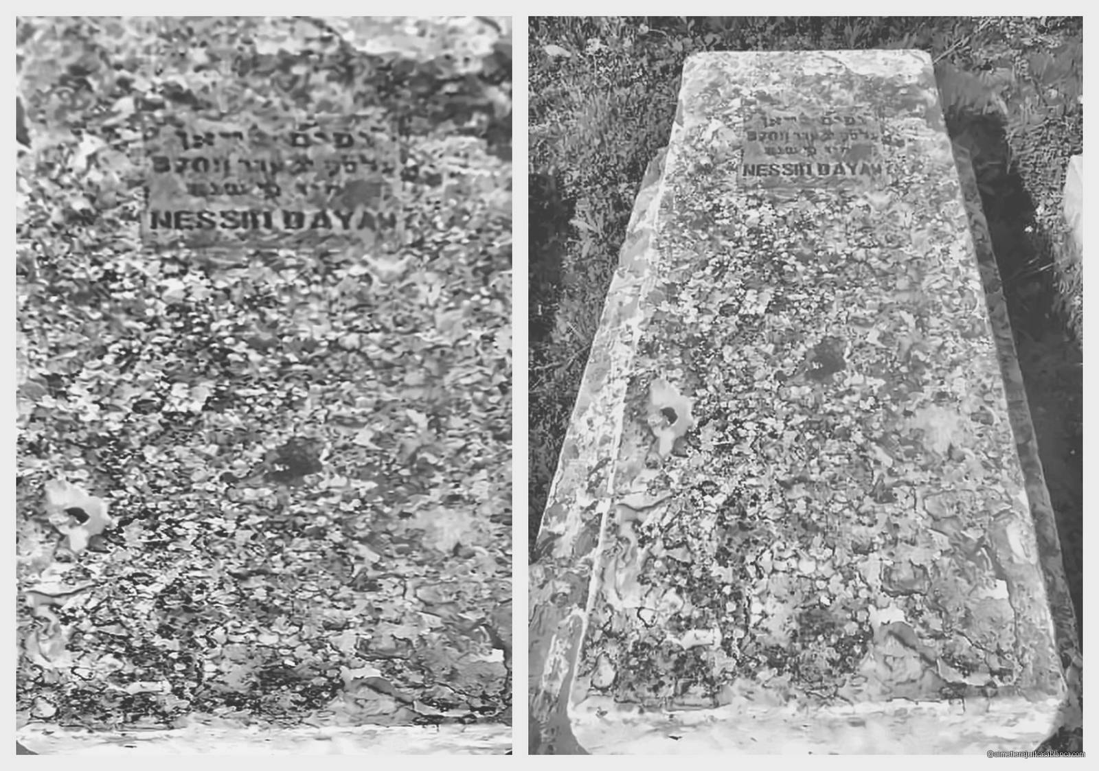 Pierre tombale de nessim dayan