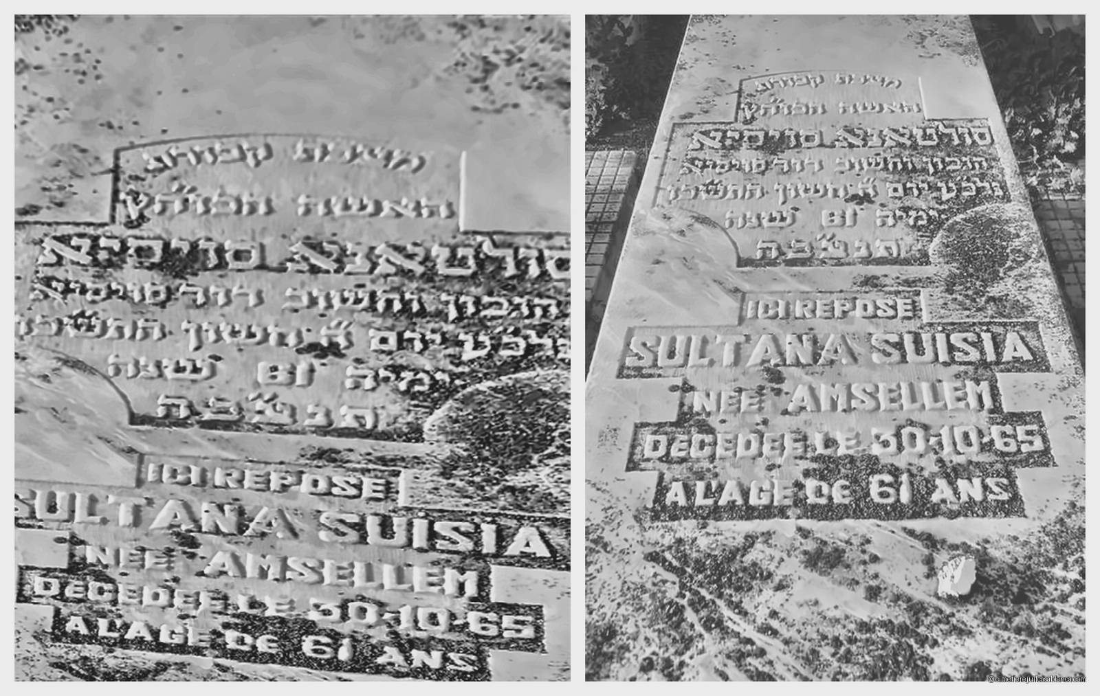 Pierre tombale de sultana suisia