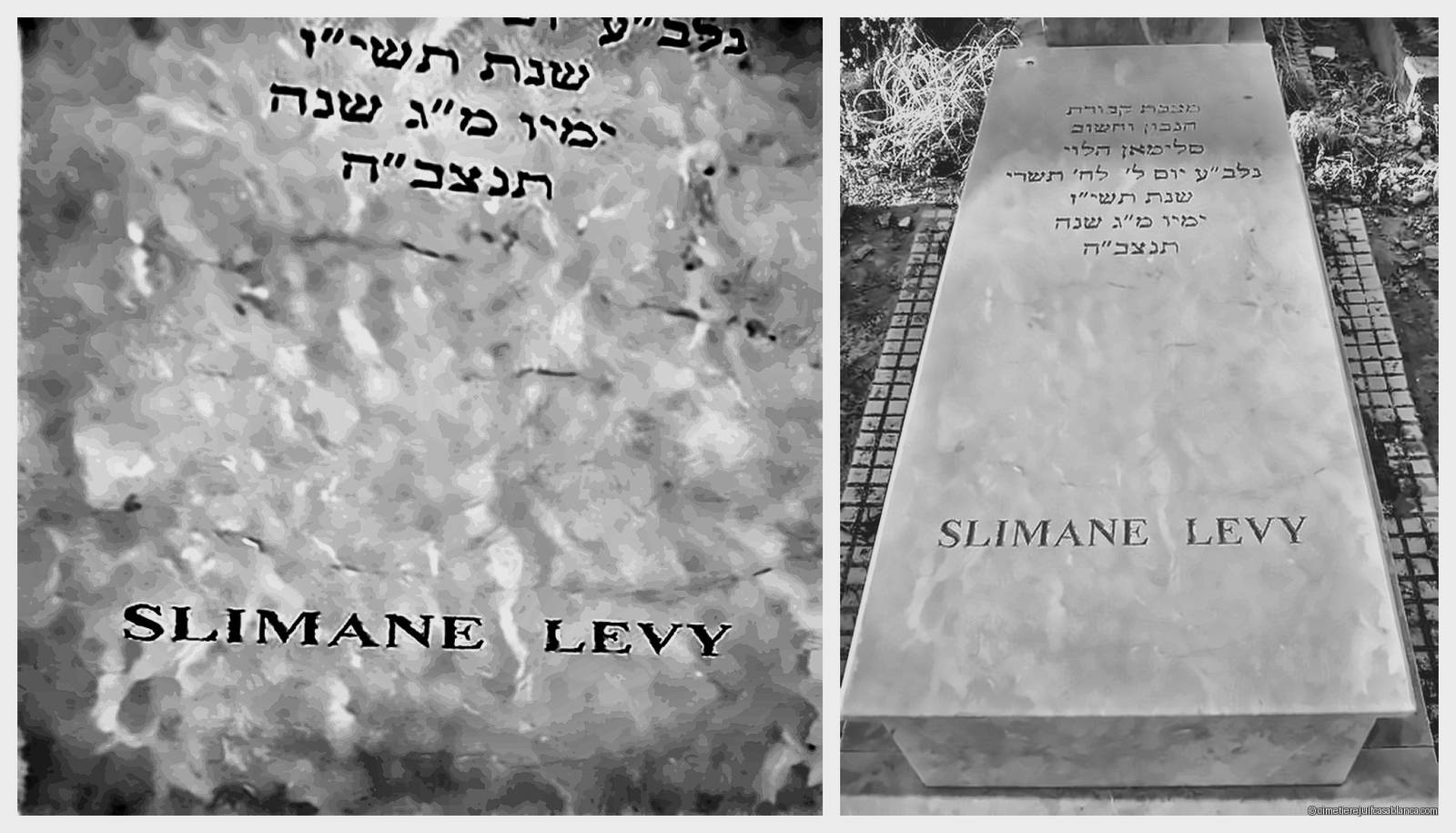 Pierre tombale de slimane levy