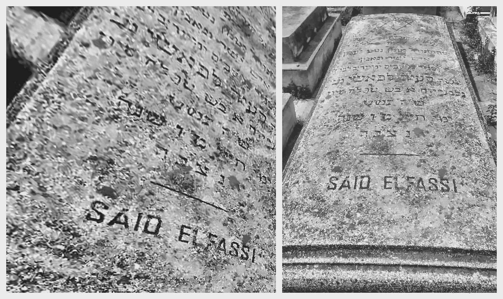 Pierre tombale de said elfassi