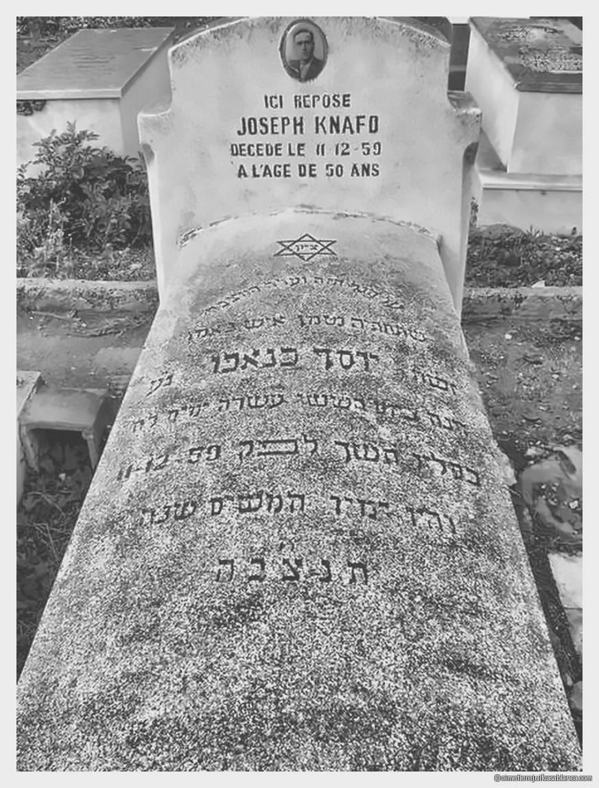 Pierre tombale de joseph knafo