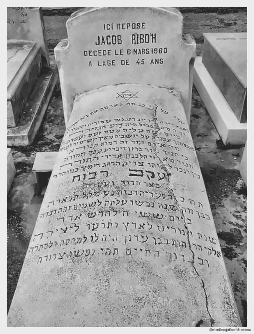 Pierre tombale de jacob riboh