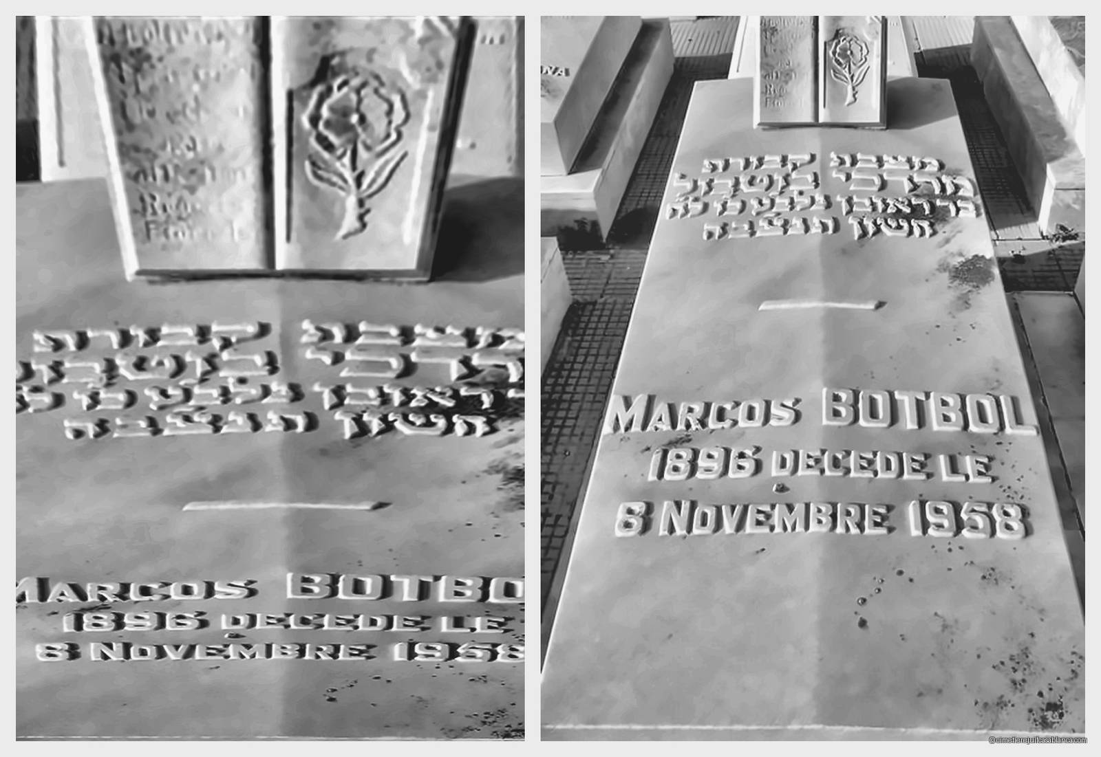 Pierre tombale de marcos botbol