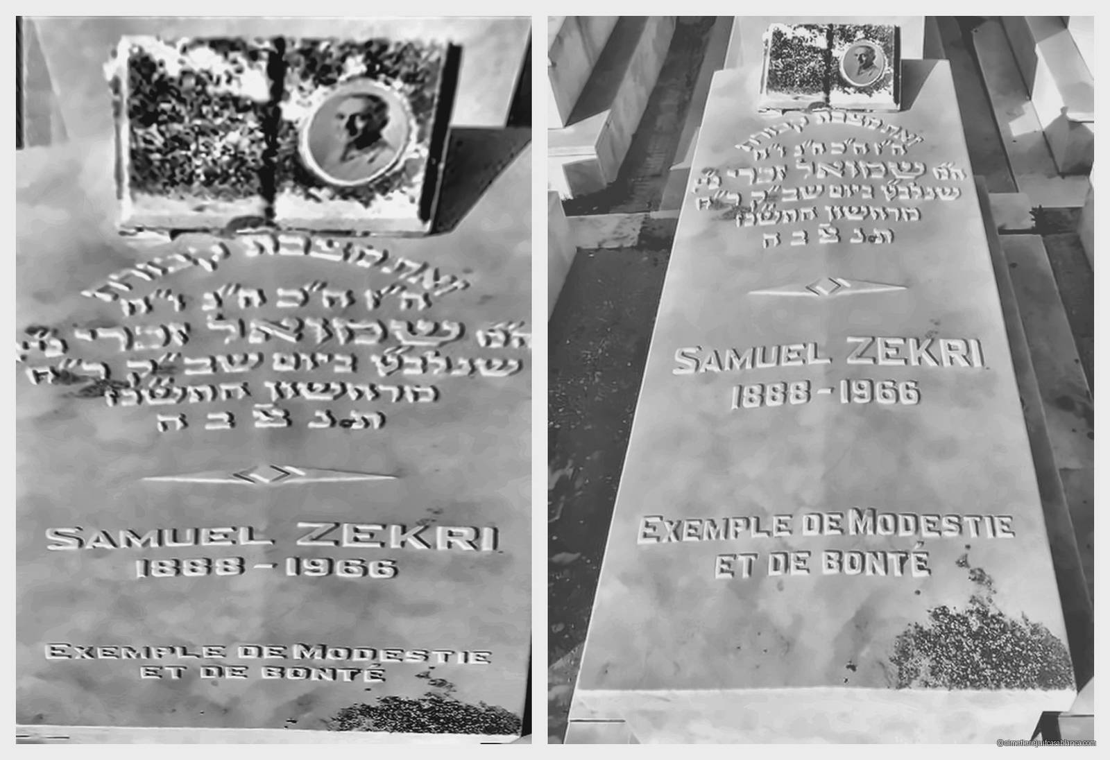 Pierre tombale de samuel zekri