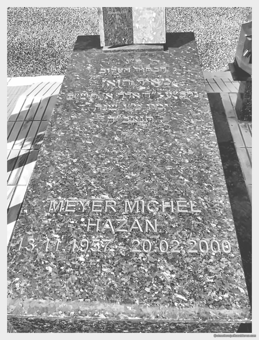 Pierre tombale de meyer michel hazan