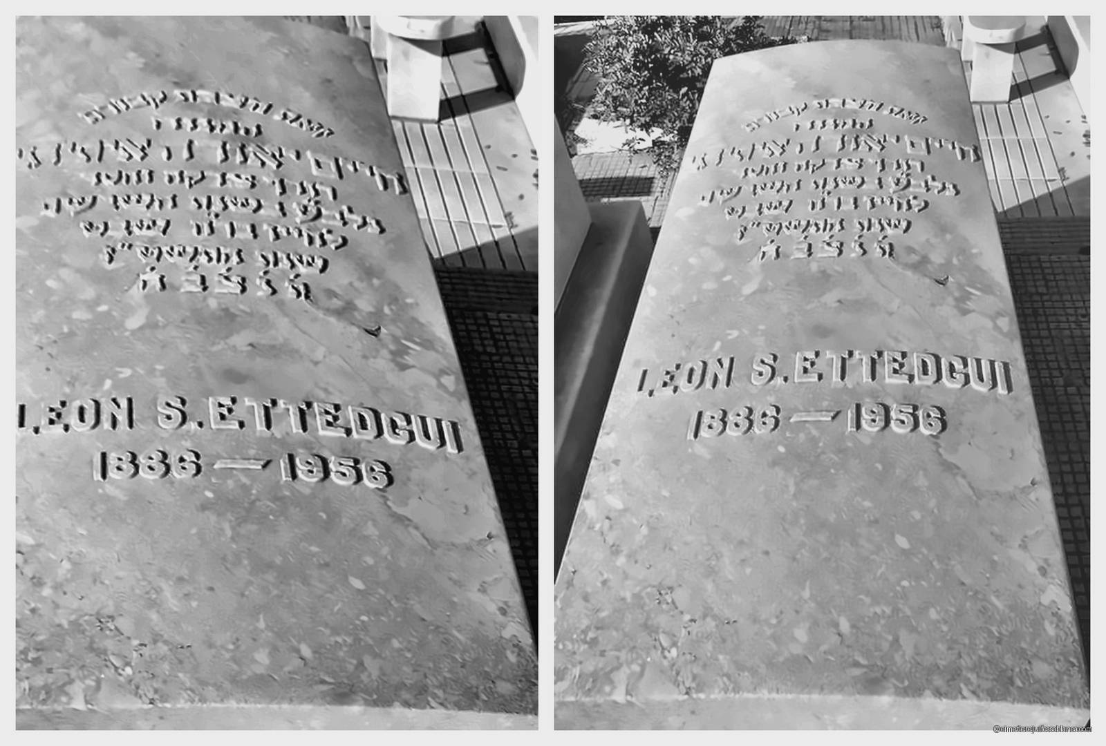 Pierre tombale de leon ettedgui