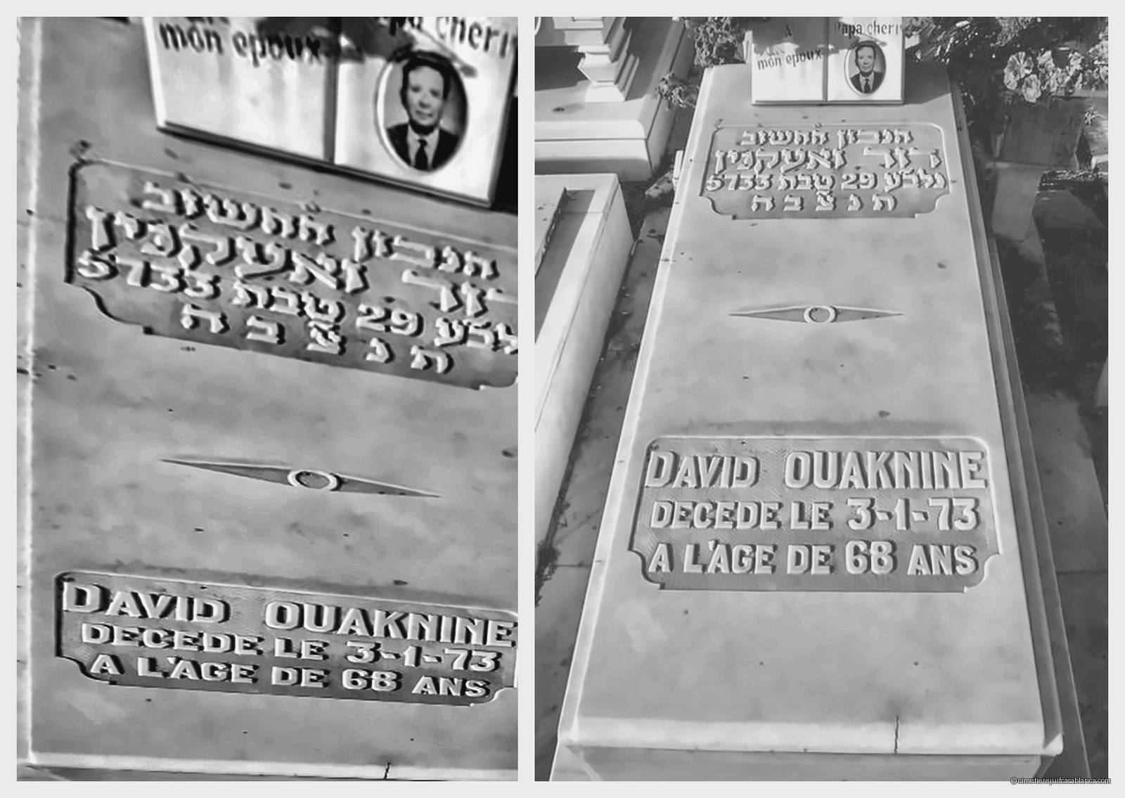Pierre tombale de david ouaknine