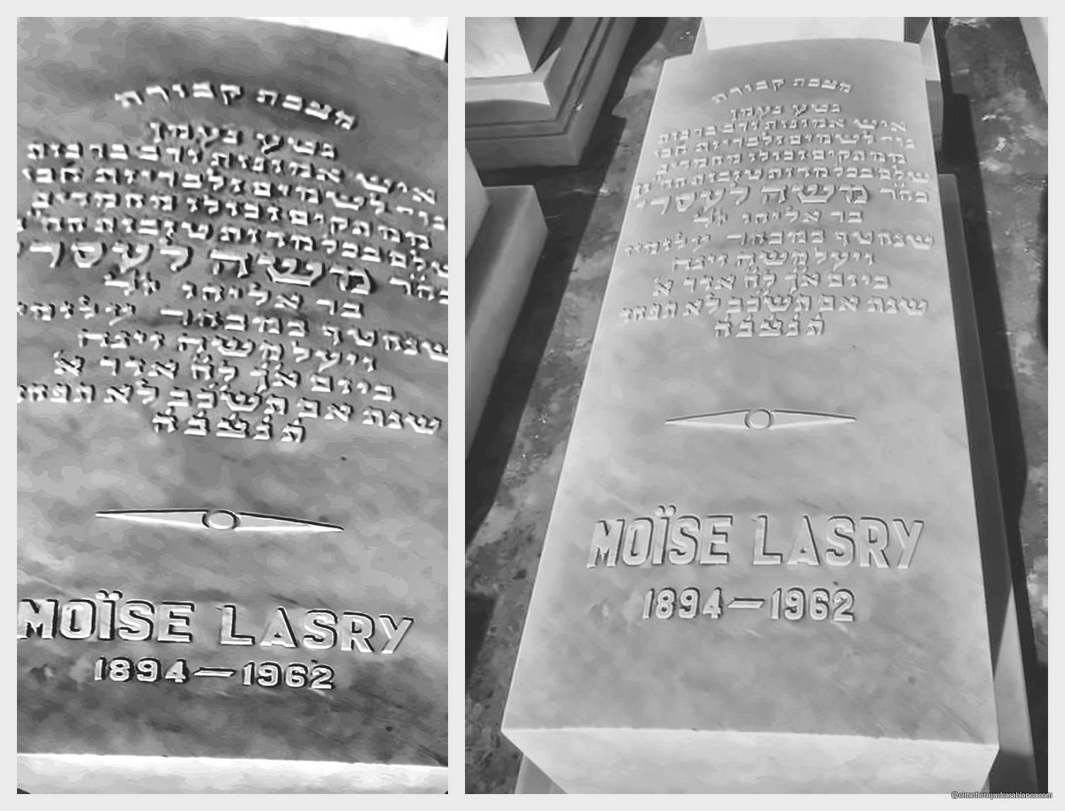 Pierre tombale de moise lasry