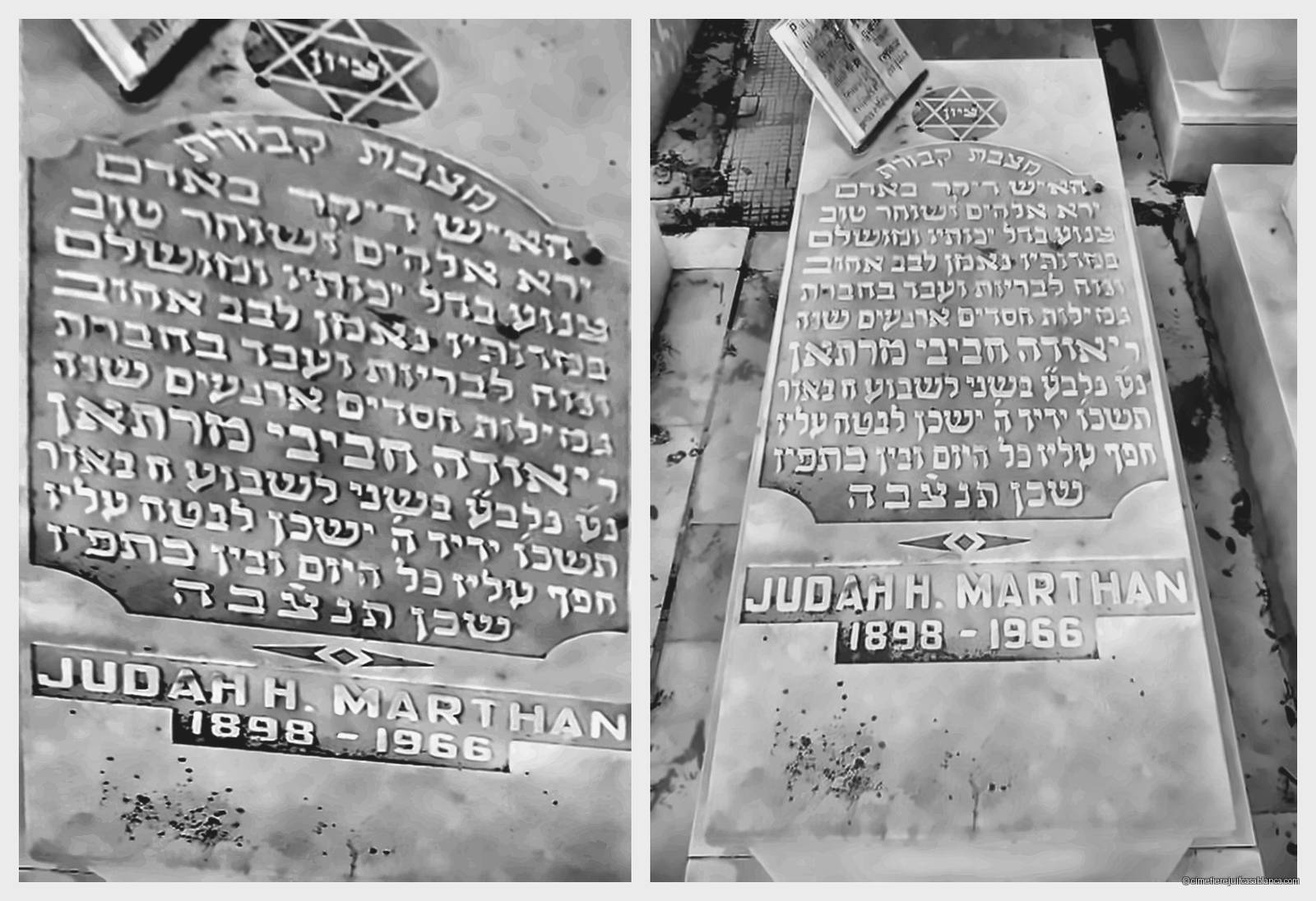 Pierre tombale de judah marthan