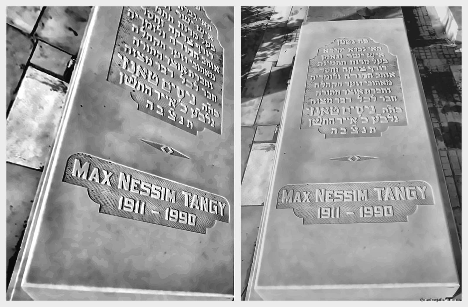 Pierre tombale de nessim tangy