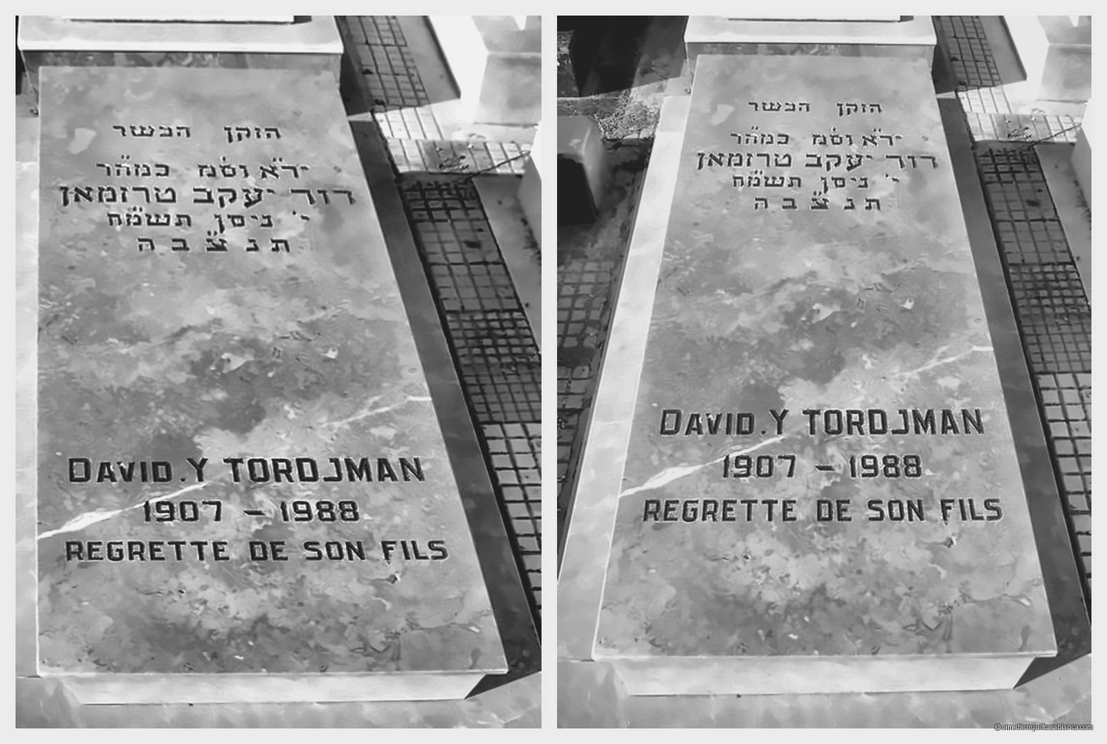 Pierre tombale de david tordjman