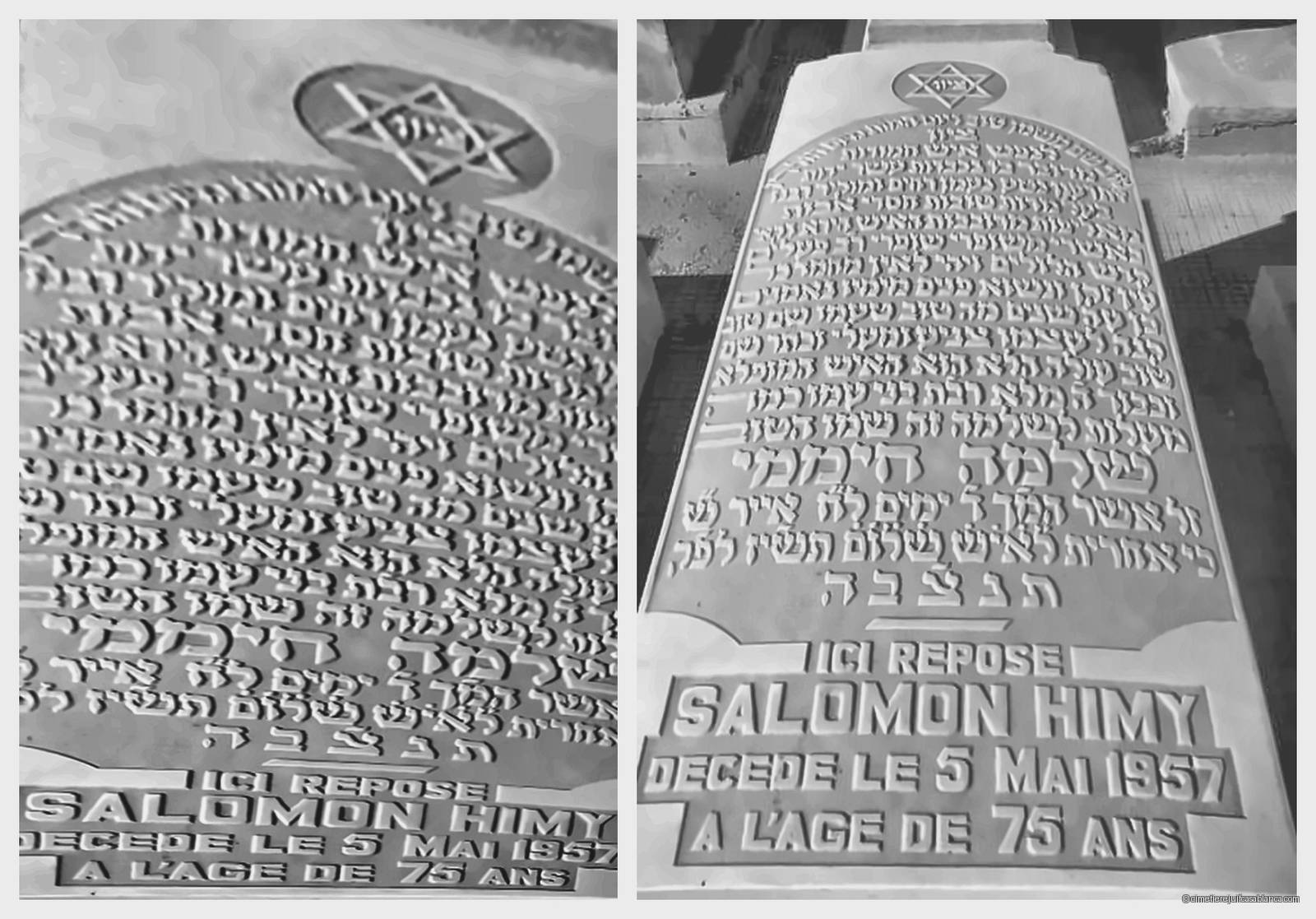 Pierre tombale de salomon himy