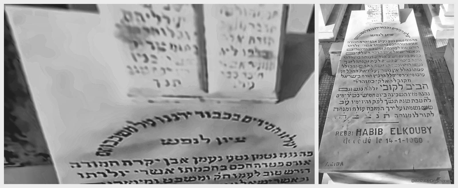 Pierre tombale de habib rebbi elkouby