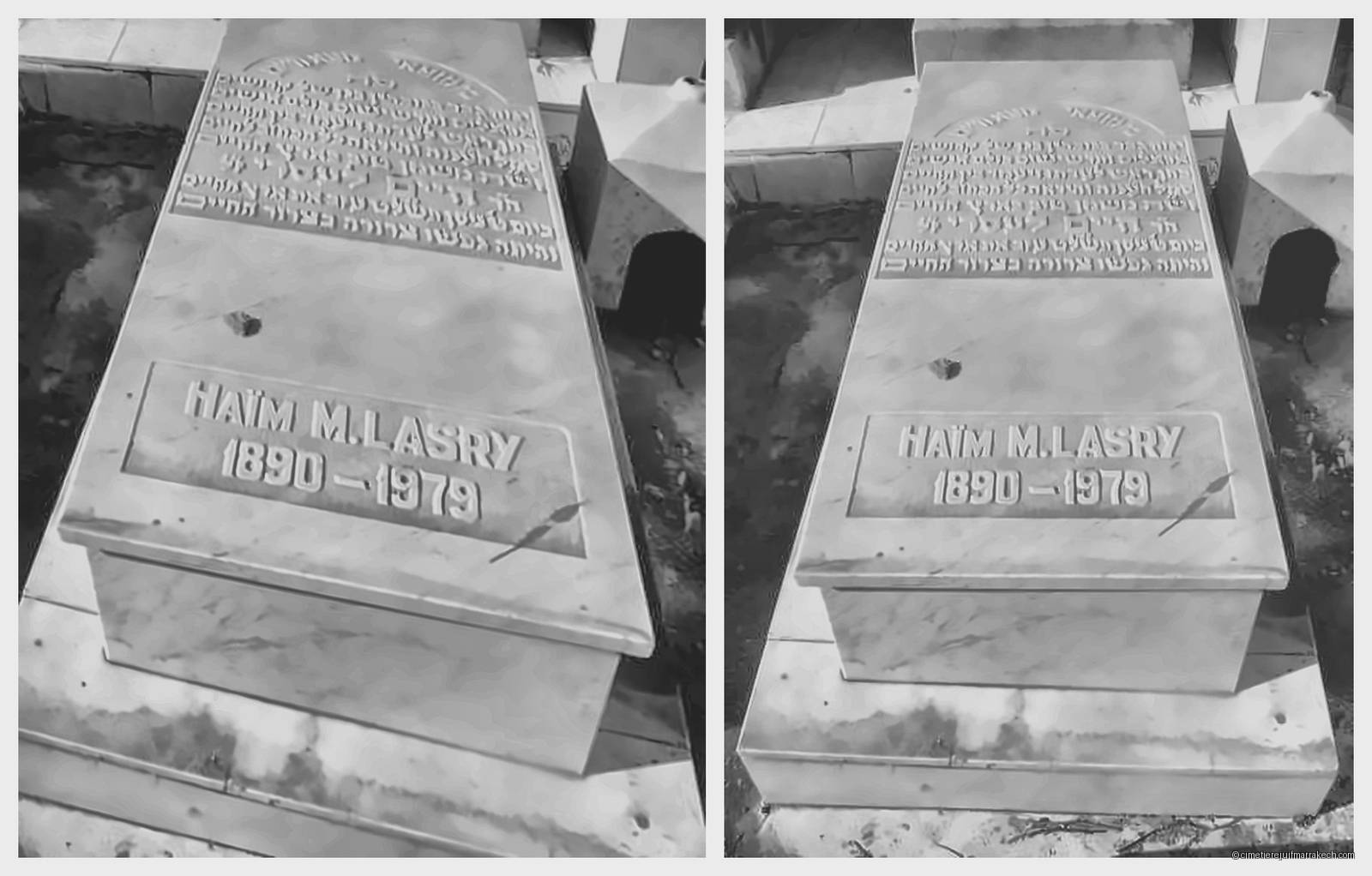 Pierre tombale de haim lasry
