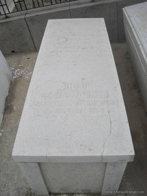 Pierre tombale de judah de haim pinto