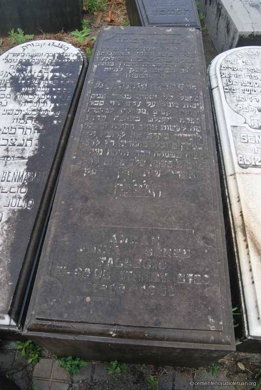 Pierre tombale de amram fhima cohen