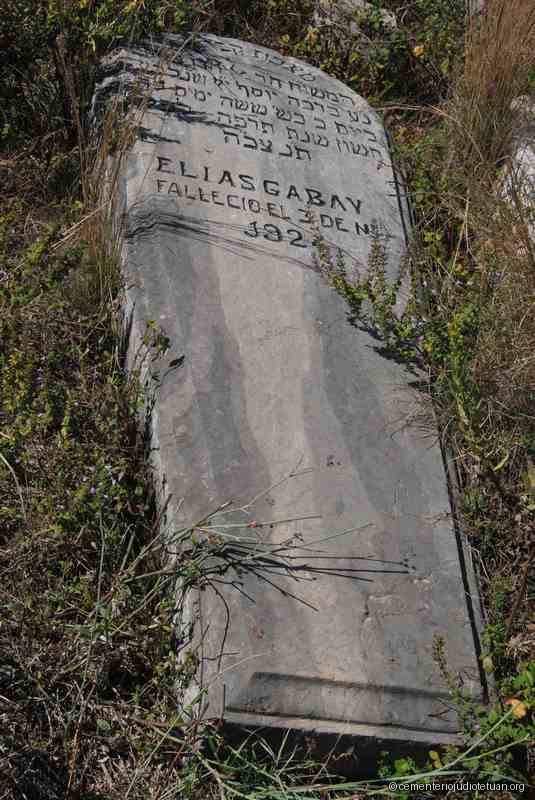 Pierre tombale de elias gabay