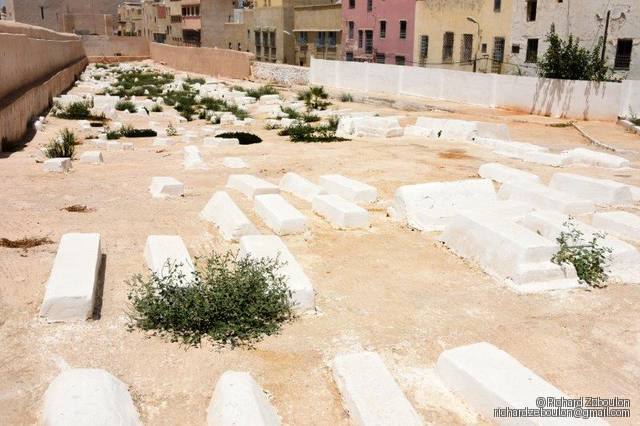 maroc meknes cimetiere juif ancien tombes ZBL 9934