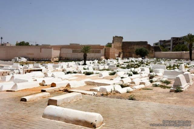 maroc meknes cimetiere juif ancien tombes ZBL 9935