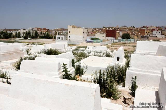 maroc meknes cimetiere juif ancien tombes ZBL 9964