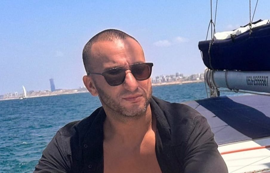 Alexandre Look en mer, au large d'Israël